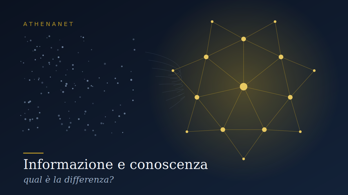 Informazione e conoscenza: qual è la differenza?